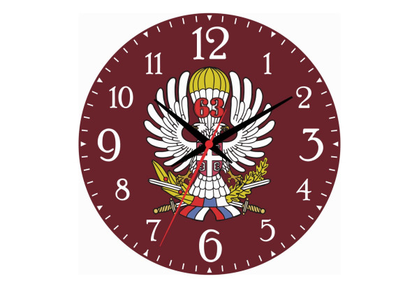 Suvenir SAT, drvo, fi 300, nalepnica, 63.padobranska brigada