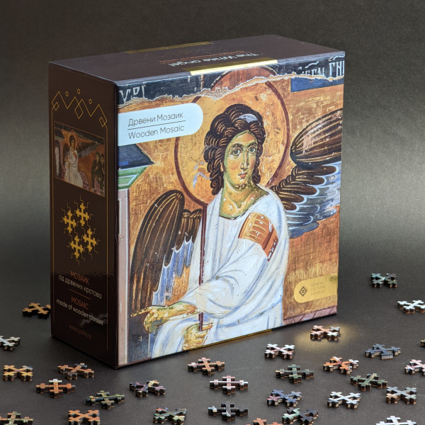 PUZZLE drvene, freska Beli anđeo, 500 delova