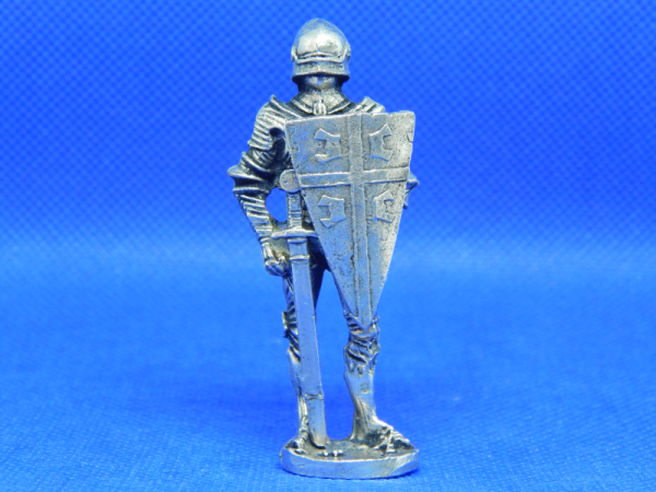 Suvenir FIGURA, metal, 58 mm, srpski srednjevekovni vitez XV vek tip. 2