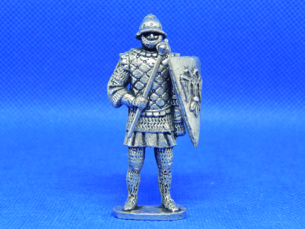 Suvenir FIGURA, metal, 58 mm, srpski srednjevekovni vitez sa buzdovanom