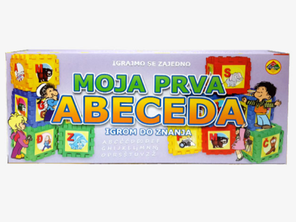 MOJA PRVA ABECEDA edukativna 3D slagalica