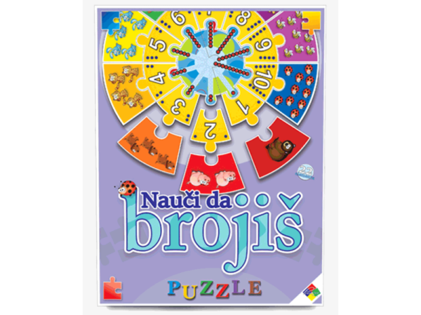 Puzzle NAUČI DA BROJIŠ